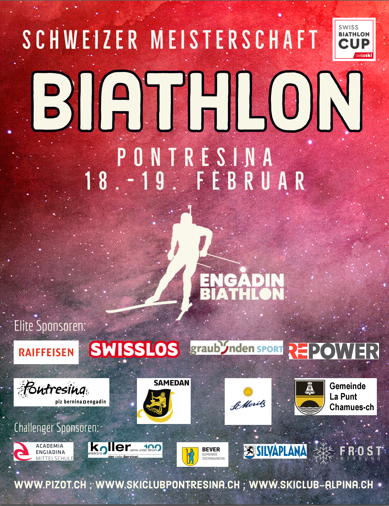 Schweizer Meisterschaft Biathlon in Pontresina am 18. und 19. Februar 2023